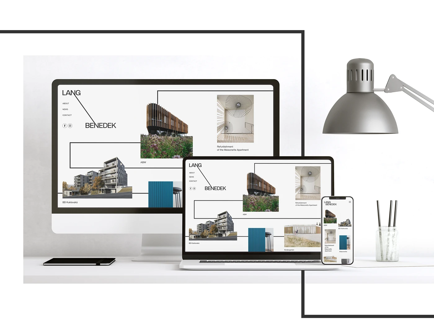 Lang Benedek Architects — visual identity