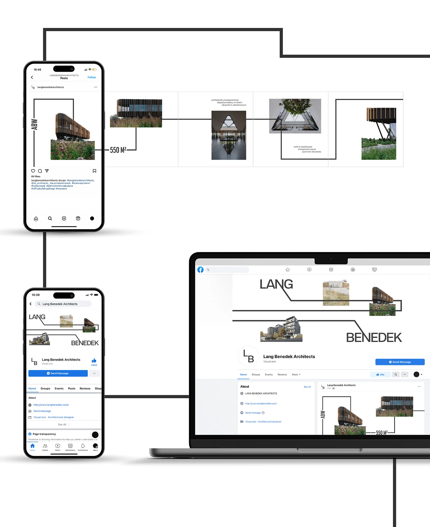 Lang Benedek Architects — visual identity